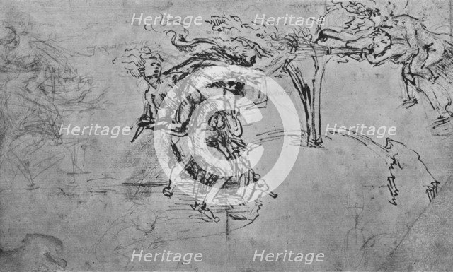 'Allegory of Ingratitude and Envy', c1480 (1945). Artist: Leonardo da Vinci.