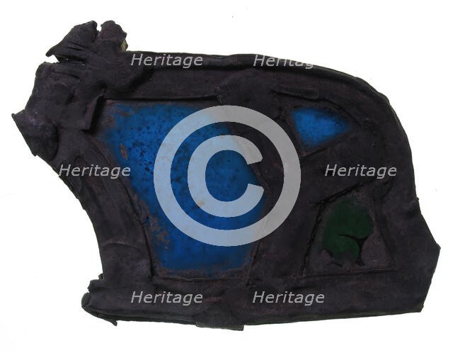 Glass Fragment, European, 13th-15th century. Creator: Unknown.