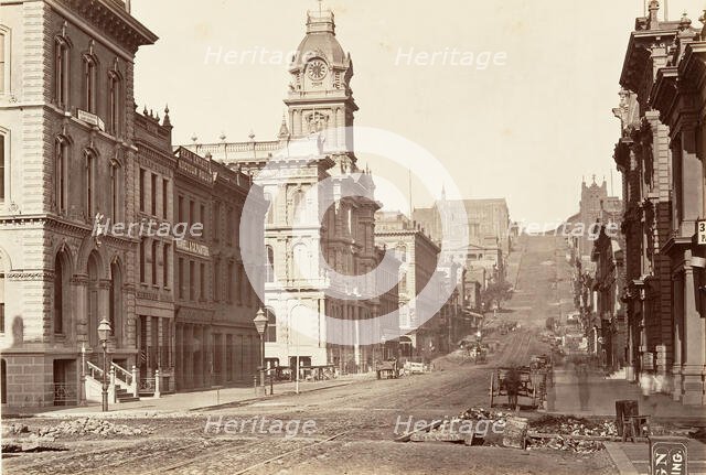 South Side of California Street, 1864, printed ca. 1876. Creator: Carleton Emmons Watkins.