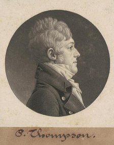 P. Thompson, 1805. Creator: Charles Balthazar Julien Févret de Saint-Mémin.