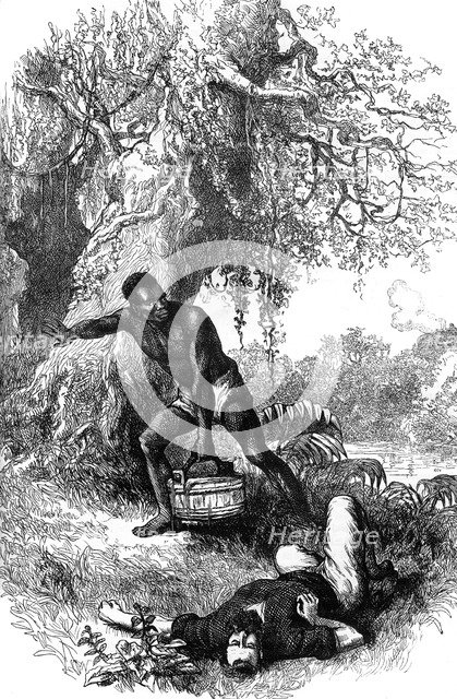 An incident in the defence of 'Ninety-six', 18th century (c1880). Artist: Unknown