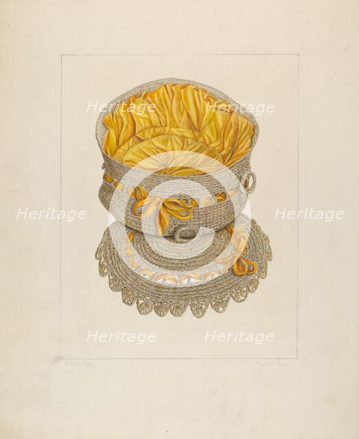 Collar & Cuff Box, 1935/1942. Creator: Frank J Mace.