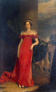 Portrait of Grand Duchess Maria Pavlovna of Russia', (1786–1859), 1822. Creator: Dawe, George (1781-1829).