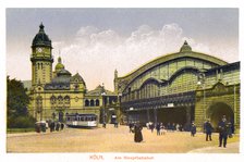 Koln, Am Hauptbahnhof, (Central Station), 20th Century. Artist: Unknown