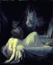  'The Nightmare', 1783 by Henri Fuseli.