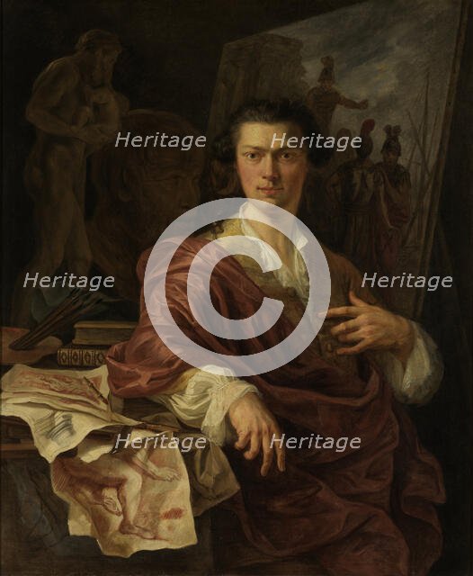 The Painter Andries Lens, 1769-1775. Creator: Willem Jacob Herreyns.