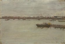 Gray Day on the Bay, c. 1886. Creator: William Merritt Chase (American, 1849-1916).