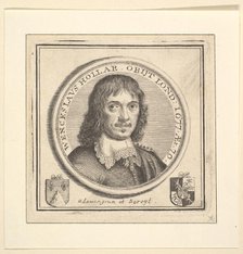Bust of Hollar in a Circular Frame (published in Vertue's, Description of the Works of the..., 1745. Creator: George Vertue.