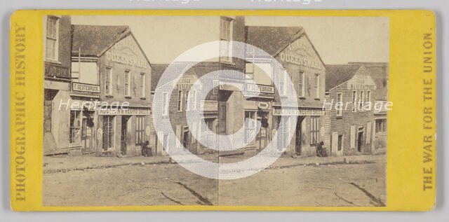 The Slave Market, Atlanta, Ga., 1864. Creator: George N. Barnard.