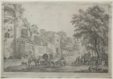 The Approach to a Village. Creator: Simon de Vlieger (Dutch, 1601-1653).