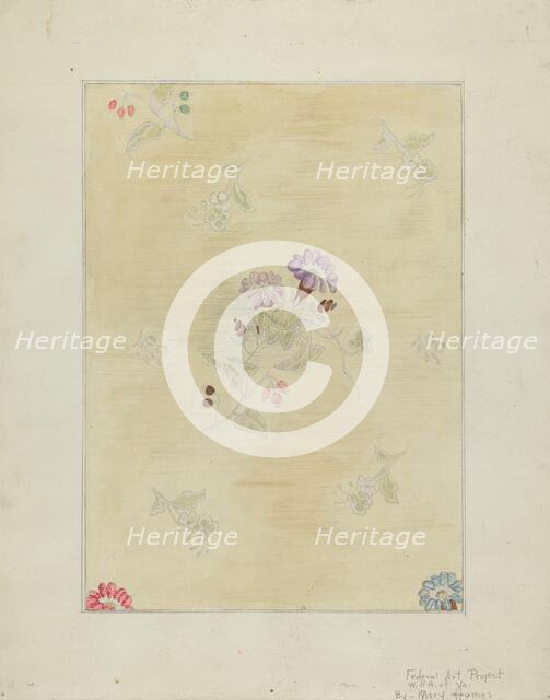 Dress, 1935/1942. Creator: Mary E Humes.