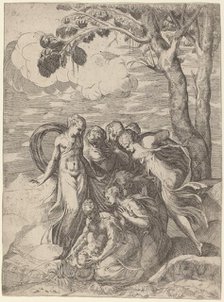 The Finding of Moses, 1540s. Creator: Battista del Moro.