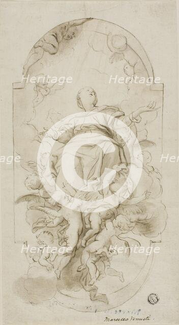 Assumption of the Virgin, n.d. Creators: Domenico Piola I, Marcello Venusti.