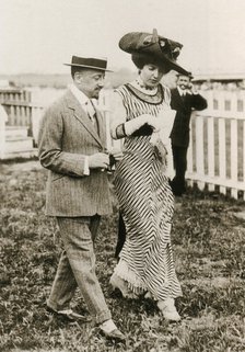 Ida Rubinstein and Gabriele D’Annunzio, c. 1911.