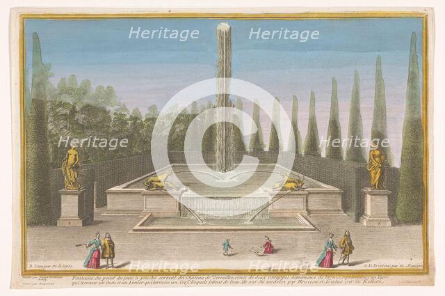 View of the Fontaine du Point du Jour in the garden of Versailles, 1700-1799. Creator: Anon.