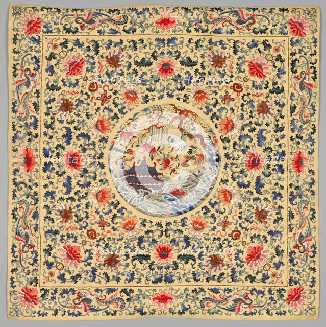 Table Cover, late 1800s. Creator: Unknown.