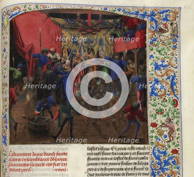 Bal des Ardents, ca 1470-1475. Creator: Anonymous.