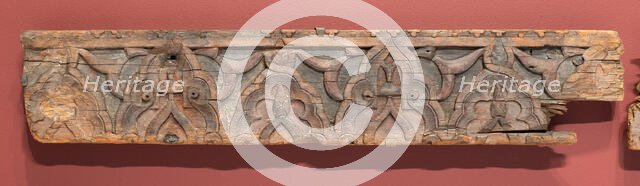 Fragment of an architectural molding, Morocco, Marinid dynasty (1244-1465), 14th century. Creator: Unknown.