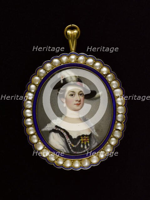 Portrait de jeune femme en costume. Creator: Ecole Francaise.