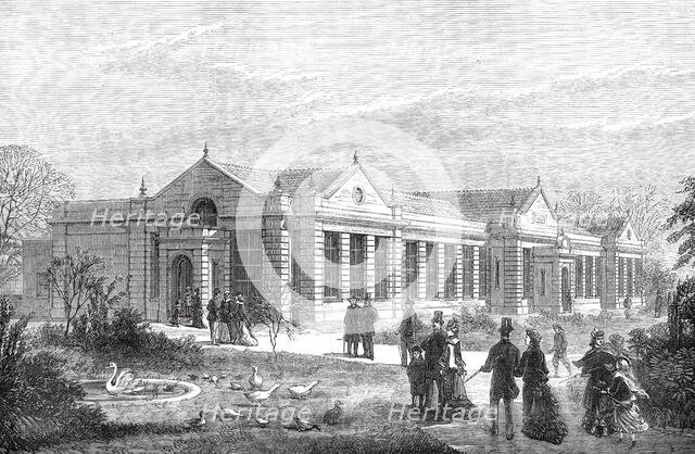 The New Lion-House, Zoological Society's Gardens, 1876. Creator: Unknown.