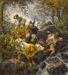Robbers, 1892. Creator: Koller, Rudolf (1828-1905).