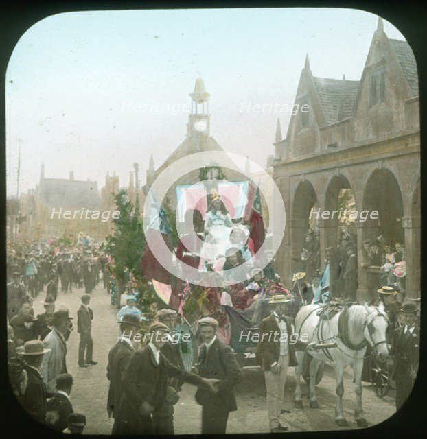 Annual Floral Festival, Chipping Campden, Gloucestershire, 1896. Artist: Henry Taunt.