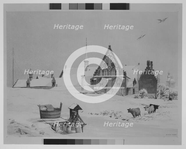 Byloke, Ghent, 1839., 1839. Creator: Thomas Shotter Boys.