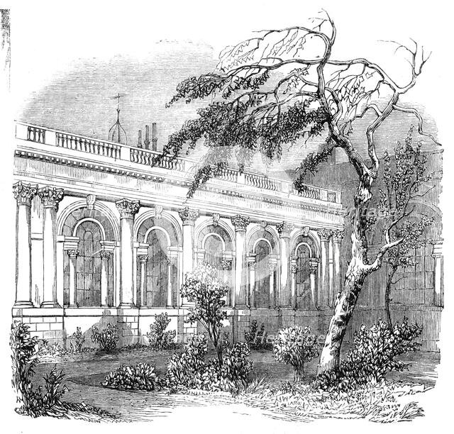 The Bank of England Parlour from the garden, 1844. Creator: Unknown.