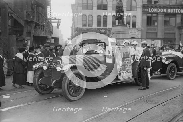 Housewives' League car, 1917. Creator: Bain News Service.
