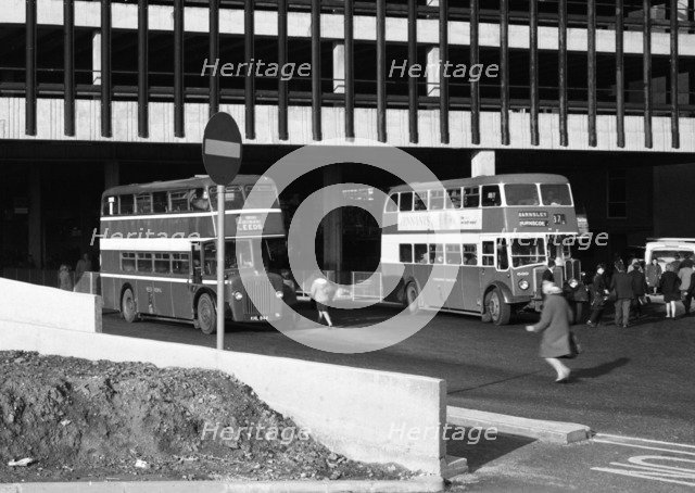 Doncaster North Bus Station, South Yorkshire, 1967. Artist: Michael Walters