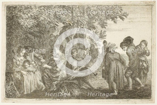 Garden Party, n.d. Creator: Pierre Parrocel.