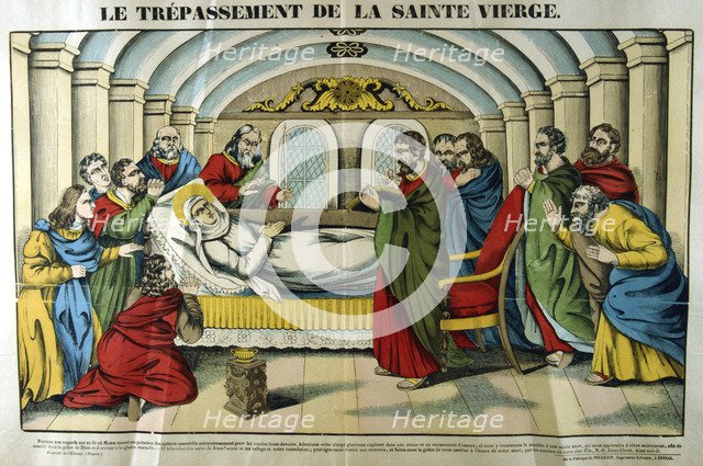 Death of the Virgin Mary, 19th century Artist: Anon