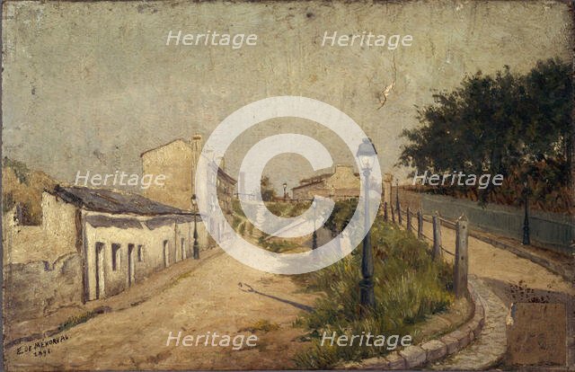 Rue du Pot-au-Lait in 1894, 1894. Creator: Eugene de Menorval.