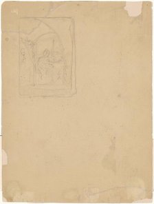 Study of an Interior [verso], late 19th century. Creator: Walter Shirlaw.