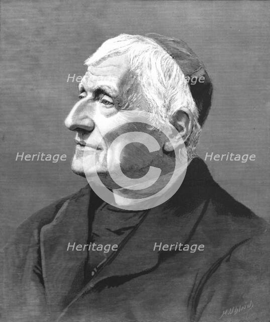 ''The Late John Henry, Cardinal Newman; February 21, 1801 - August 11, 1890', 1890. Creator: H Uhlrich.