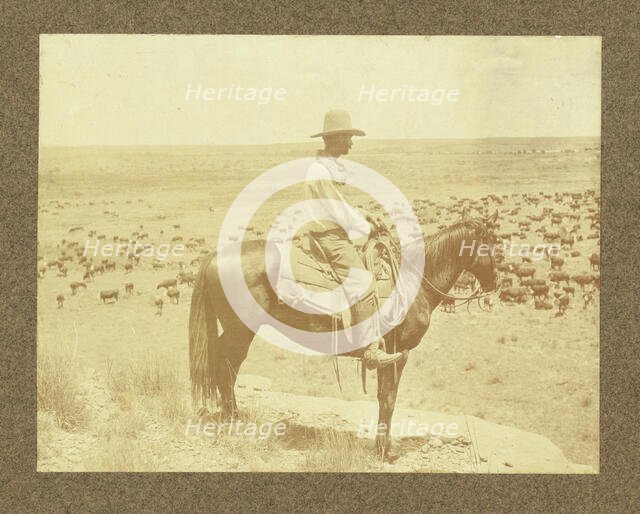 A Texas cowboy, 1907. Creator: Smith, Erwin Evans (1886-1947).