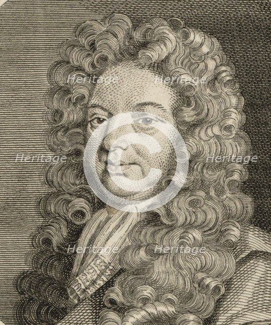 Portrait of the composer John Blow (1649-1708), um 1700.