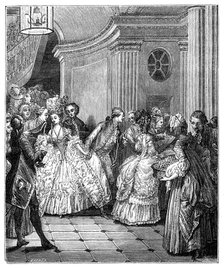 Leaving The Opera, (1885).Artist: Moreau