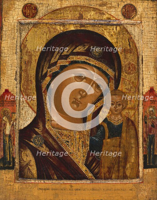 Mother of God of Kazan, 1795. Creator: Russian School.