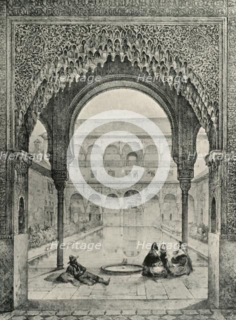 'Court of the Fish-Pond', 19th century, (1907). Creator: Unknown.