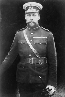 King George of England in uniform, Rotary Photo, 1910. Creator: Bain News Service.