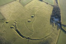 A Neolithic causewayed enclosure earthwork and round barrow earthworks, Windmill Hill..., 2023. Creator: Damian Grady.