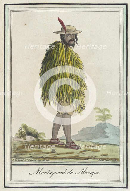 Costumes de Différents Pays, 'Montagnard du Mexique', c1797. Creators: Jacques Grasset de Saint-Sauveur, LF Labrousse.