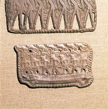 Bronze Plaque from Kama River Tribes, USSR, 3rd century BC-8th century.  Artist: Unknown.