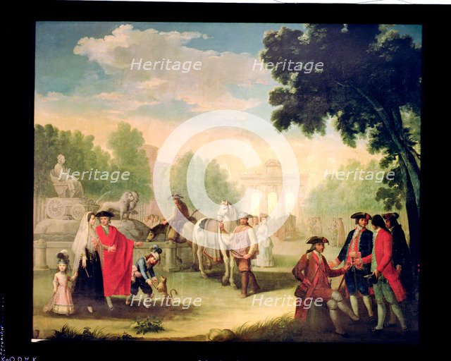 The Alcalá Gate and the Cibeles Fountain in Madrid.