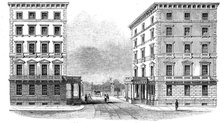 The Albert Gate, Hyde Park, Knightsbridge, 1844. Creator: Unknown.