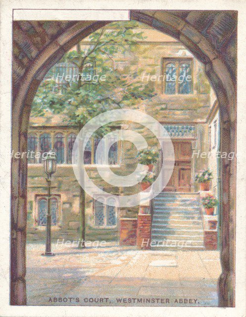 'Abbot's Court, Westminster Abbey', 1929. Artist: Unknown.