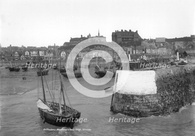Folkestone Harbour, Folkestone, Kent, 1890-1910. Artist: Unknown