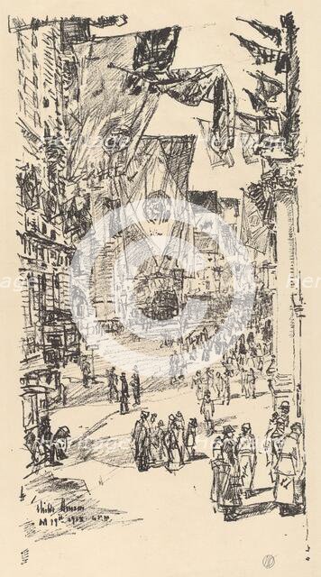 Avenue of the Allies, 1918. Creator: Frederick Childe Hassam.