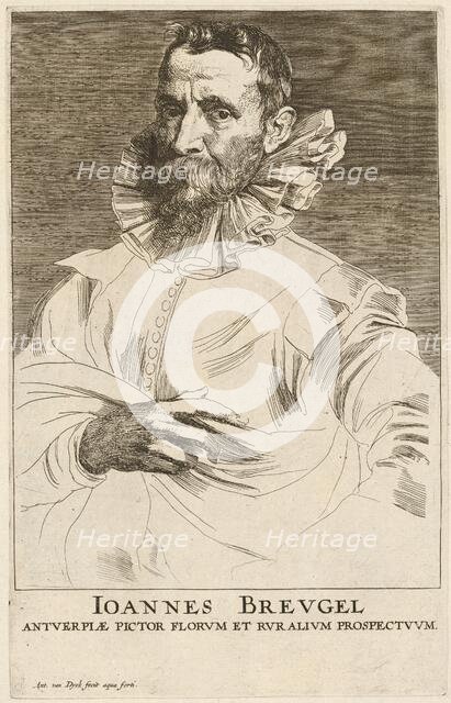 Jan Bruegel the Elder, probably 1626/1641. Creator: Anthony van Dyck.